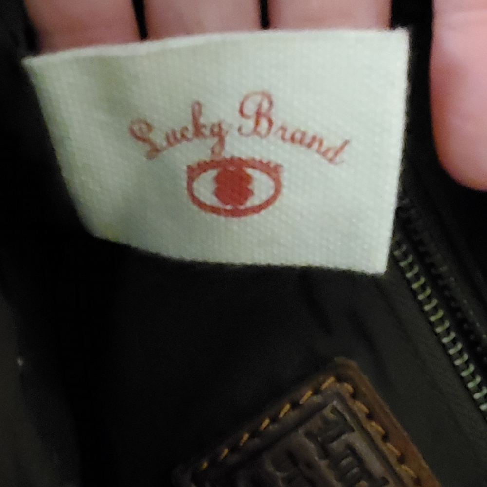 Lucky Brand Rich Brown Leather Satchel - Picture 3 of 16